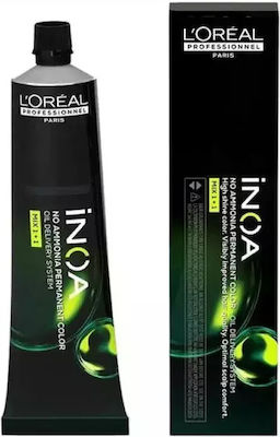 L'Oreal Professionnel Inoa Βαφή Μαλλιών Χωρίς Αμμωνία 4.15 Καστανό Σαντρέ Ακαζού 60ml