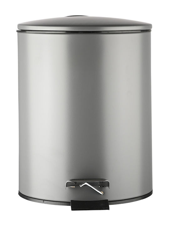 Bathroom Trash Can Classic Soft Close 5lt Matte Gray