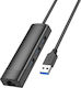 Hoco Hb42 Easy Hub 4 Ports USB 3.0 with USB-A C...
