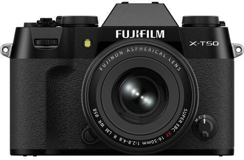 Fujifilm X-T50 Spiegellose Kamera Kit (XF 16-50mm F/2.8-4.8 R LM WR) Schwarz