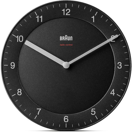 Braun Ρολόι Τοίχου Μαύρο Ø20cm