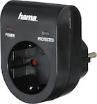 HAMA 108878 Single Socket with Surge Protection