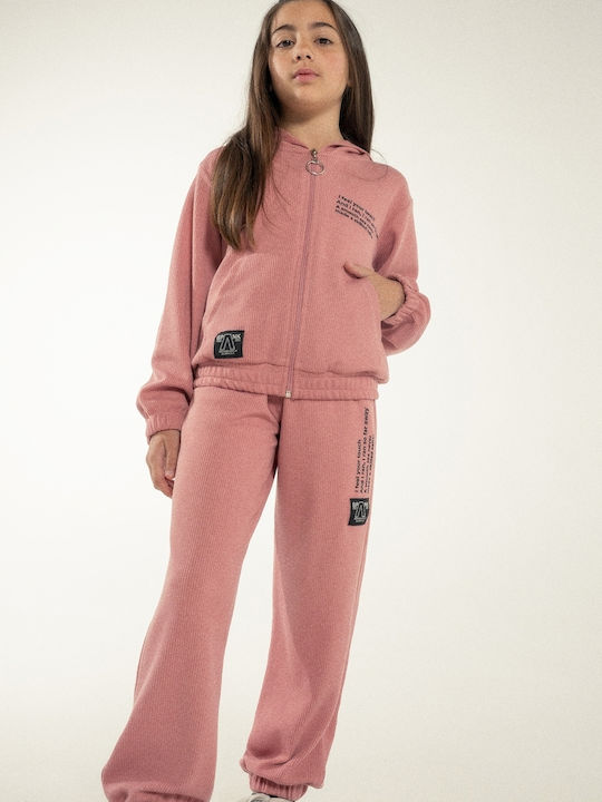 Evita Kids Sweatpants Set Rose