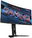 Gigabyte MO34WQC2 QD-OLED HDR Curved Gaming Monitor 34" 3440x1400 240Hz με Χρόνο Απόκρισης 0.03ms GTG