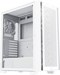 Montech Air 1000 Lite Midi Tower Computer Case with Window Panel White