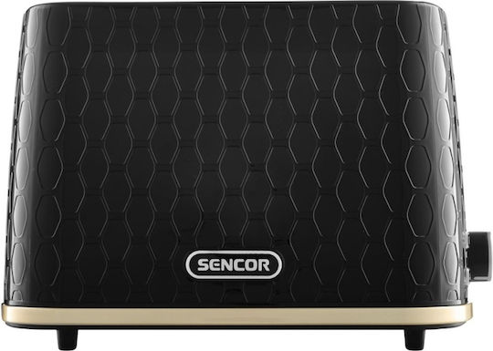 Sencor Φρυγανιέρα 2 Θέσεων 930W Μαύρη
