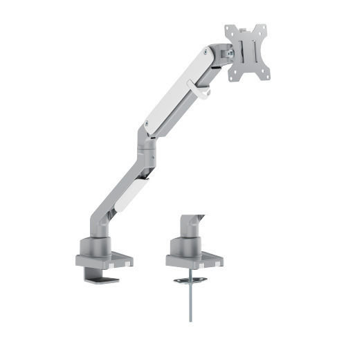 Brateck LDT45-C012H-KP02 Stand Desk Mounted Monitor up to 32" with Arm Silver