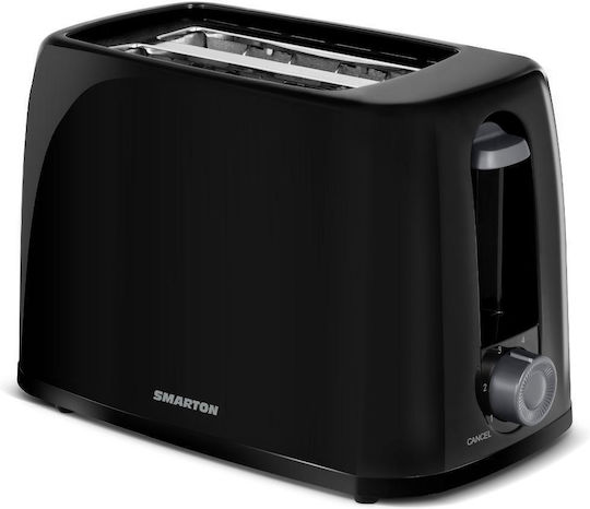 Smarton Φρυγανιέρα 2 Θέσεων 650W Μαύρη