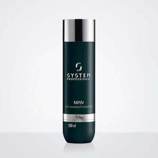 System Professional Man M1D Anti-Dandruff Shampoos against Dandruff for All Hair Types 250ml