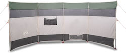 Vidaxl Paravan de Vânt pentru Camping Verde 366x152x152 cm Impermeabil Verde
