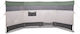 Vidaxl Camping Windschutz Grün 366x152x152 cm Wasserdicht Grün