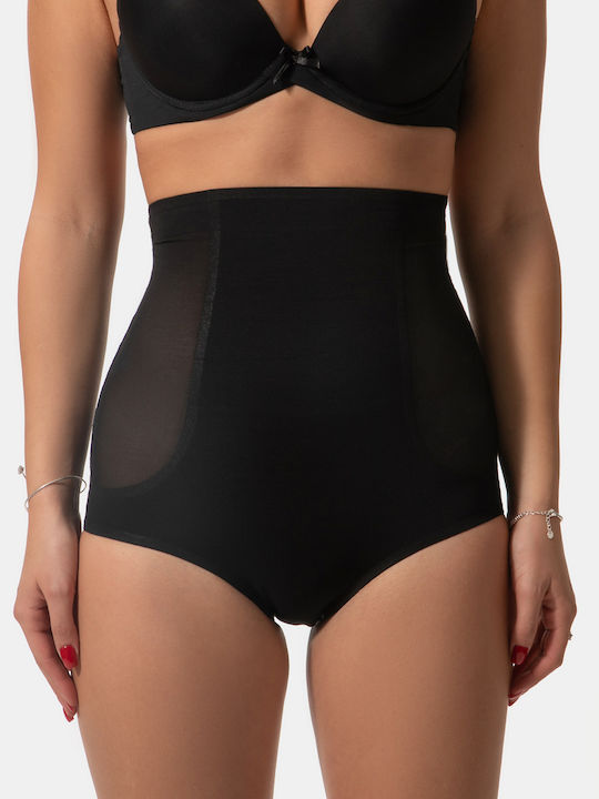 Shapewear Hochtailliert Schwarz Schwarz