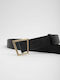 Black Belt with Gold Buckle