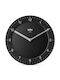 Braun Wanduhr Schwarz Ø24cm