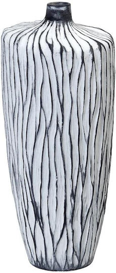 Espiel Decorative Vase White 13x13x26cm
