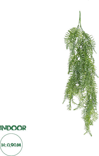 Dekorative künstliche Pflanze Farn Grün 90cm in Box 50Stück GloboStar