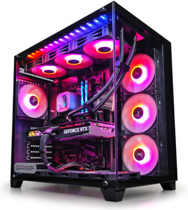 NOVA G:RIGS NOVA Ultra Гейминг Настолен компютър (Ryzen 7-7700X/32GB DDR4/2TB SSD/GeForce RTX 4070/Без операционна система)