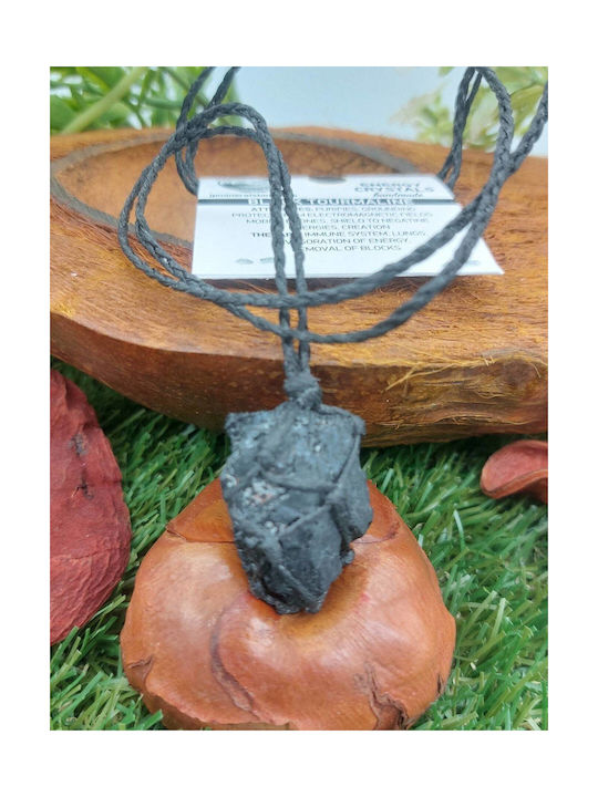 Macrame Black Tourmaline Necklace