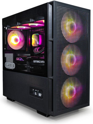Sirius G:RIGS SIRIUS Lite Гейминг Настолен Компютър Ryzen 5-5600 16GB DDR4 1TB SSD GeForce RTX 3060 Без Операционна Система