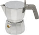 Alessi Stovetop Espresso Pot 1 Cup Silver