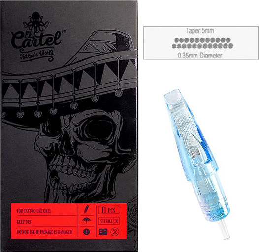 The Cartel Tattoo Needles 0.35mm 23 Soft Edge Magnum Lt 10 Pieces 0134244