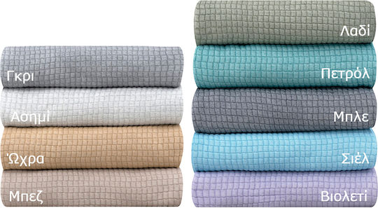 Beauty Home Art 12300 Coverlet Single from Cotton & Polyester Violet 170x260cm