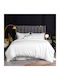 Beauty Home Set Duvet Cover 240x260cm Extra Large with 2 Pillowcases Art 12050 12050PTHYD White