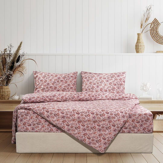 Beauty Home Duvet Cover Set Cotton Single with Pillowcase 160x240 Varda Art 11183 Embrime