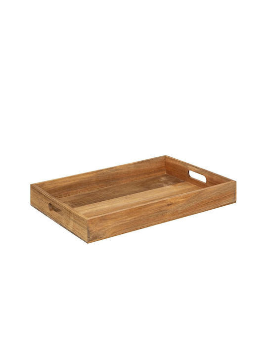 Secret de Gourmet Lemnos Dreptunghiular Tavă de Servire cu Mânere în Culoare Maro 42x29.5x5.5cm 196494 1buc