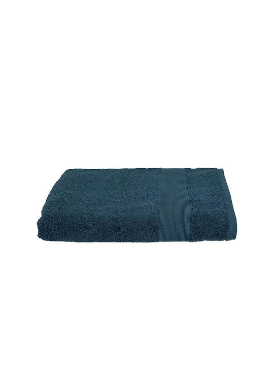 Atmosphera Πετσέτα Σώματος 100x150εκ. Aegean Blue Βάρους 450gr/m²