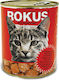 Rokus Wet Food for Cats in Cans with Calf 810gr