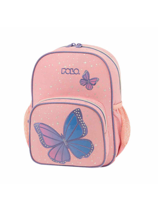 Polo School Bag Backpack Kindergarten in Pink color 10lt 2023