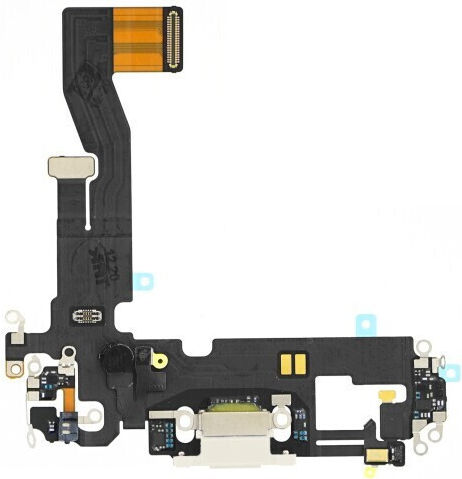 Кабел с Порт за зареждане в Бял цвят за Apple iPhone 12, Apple iPhone 12 Pro