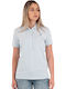 Mya Women's Polo Blouse 303/bianco Azzurro