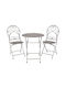 Set Dining for Small Outdoor Spaces Walen Bronze 3pcs