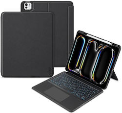 Tech-Protect Scmag Pen Plus Tastatură Flip Cover (iPad Pro 2024 13") Neagră