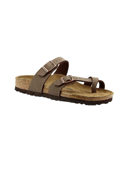 Birkenstock Women's Flat Sandals Anatomic in Beige Color