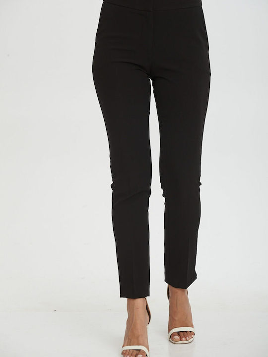 Donna Martha Femei Crepe Pantaloni Black