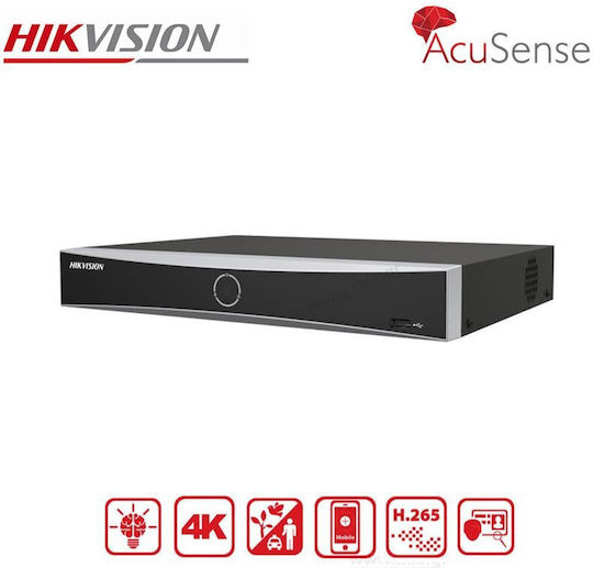 Hikvision Überwachungs-Videorekorder NVR 16 Kanäle mit Auflösung 4K
