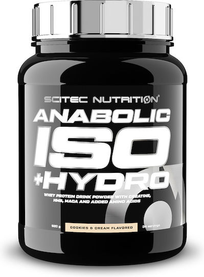 Scitec Nutrition Anabolic Iso+Hydro Protein Whey with Creatine Gluten Free with Flavor Cookies & Cream 920gr