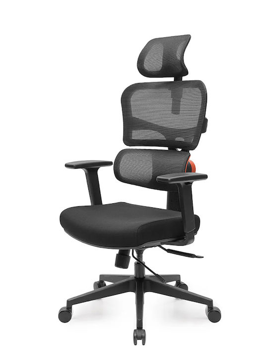 Stuhl Büro mit Neigung und Verstellbaren Armen Black Eureka Ergonomic