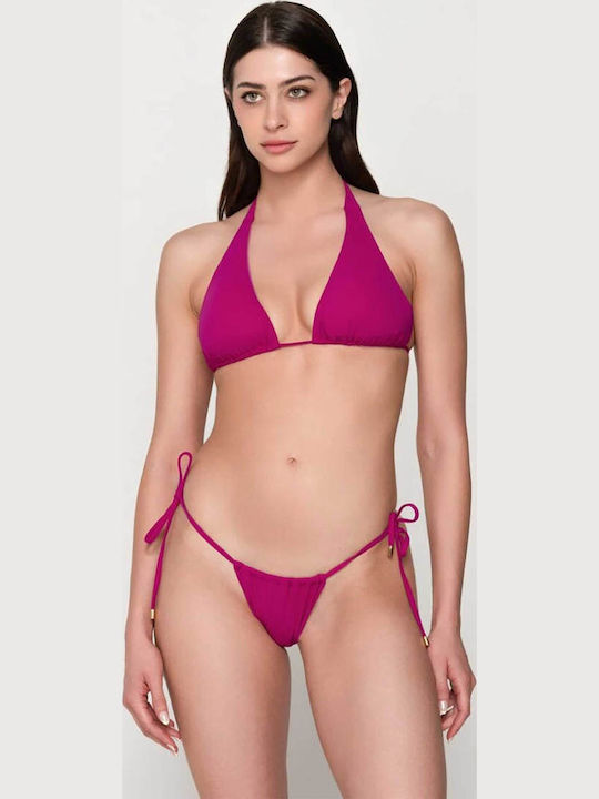 Luna Bikini Triunghi Ciclamino