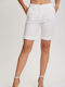 Donna Martha Women's Bermuda Shorts White