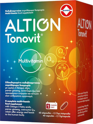 Altion Tonovit Multivitamin Vitamina pentru Energie & Întărirea Sistemului Imunitar 40 capace