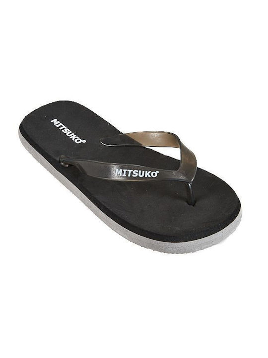 Mitsuko Frauen Flip Flops in Schwarz Farbe