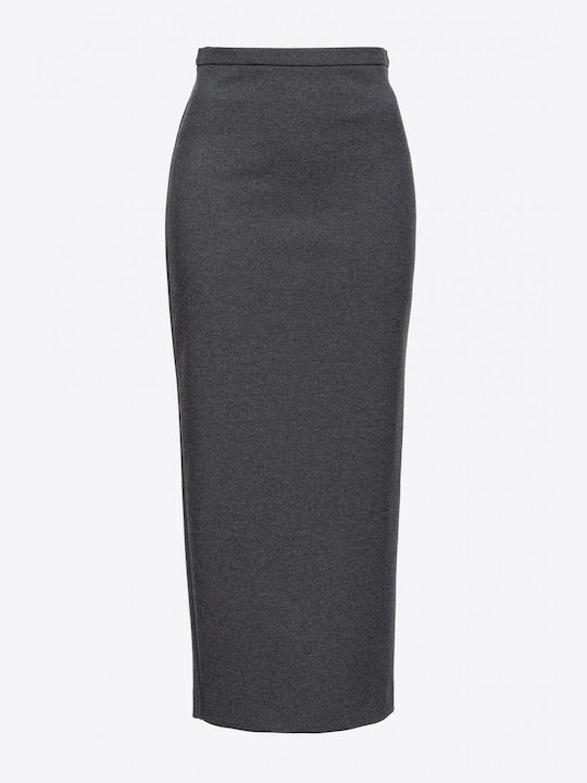 Pinko Pencil Maxi Skirt Grey