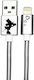 ERT Group USB-A to Lightning Cable Ασημί Minnie Hearts (DUSMIN001)