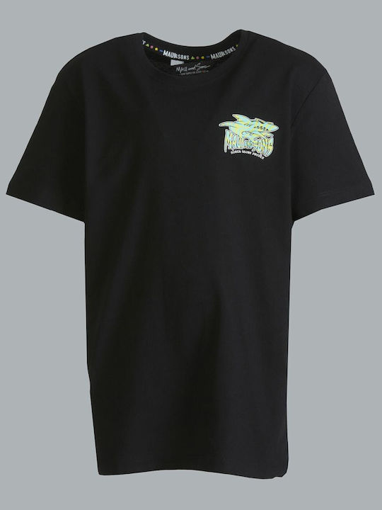 Maui & Sons Kids T-shirt Black