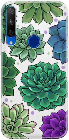 Succulent Huawei Honor 9x Clear Tpu Διάφανη Σιλικόνη