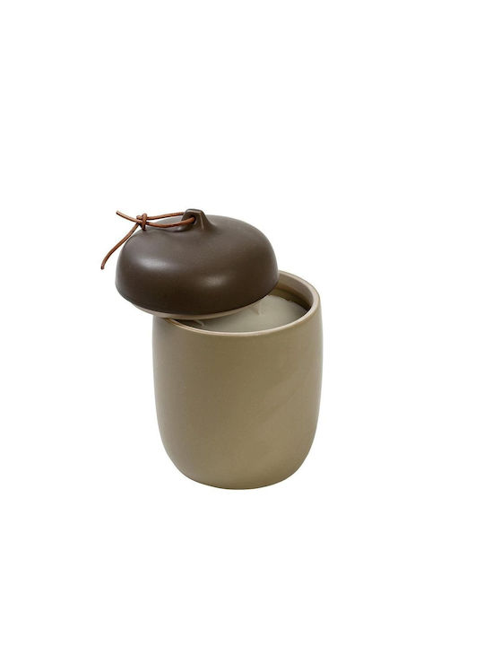 Espiel Aromatic Candle in Jar with Amber and Tonka Perfume 11.5x19cm